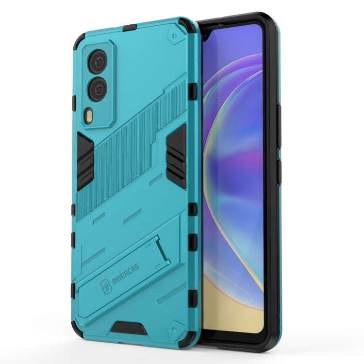Punk Armor 2 in 1 PC + TPU Shockproof Case with Invisible Holder, For Samsung Galaxy A72 5G / 4G,...