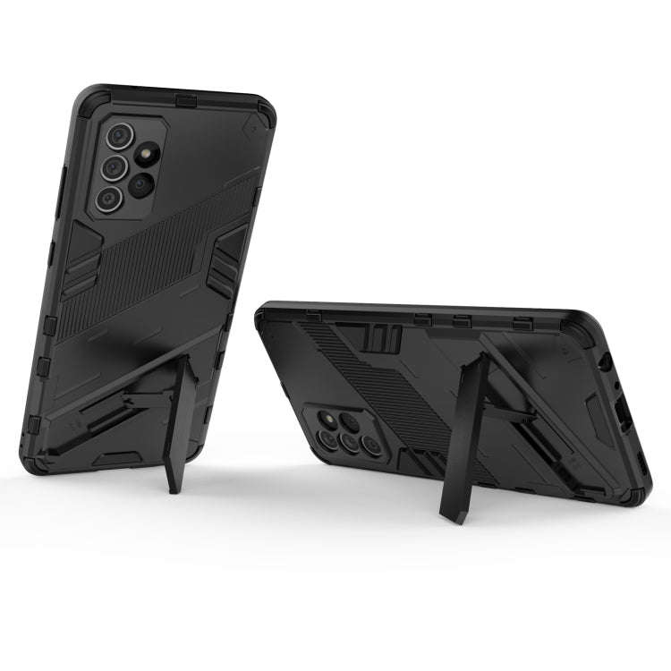 Punk Armor 2 in 1 PC + TPU Shockproof Case with Invisible Holder, For Samsung Galaxy A72 5G / 4G,...