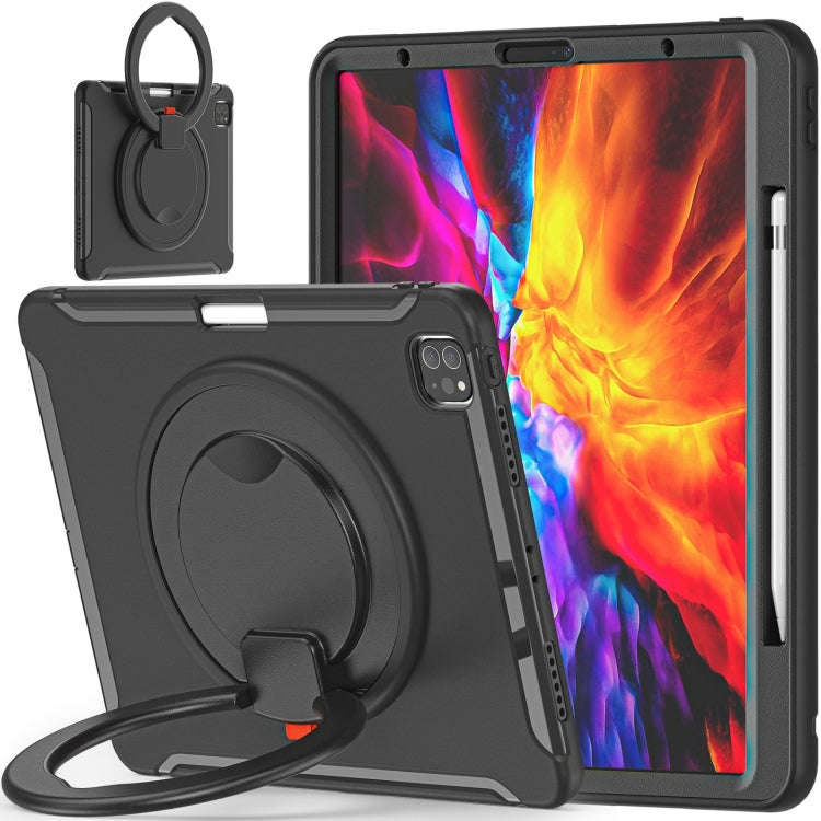 Shockproof TPU + PC Protective Case with 360 Degree Rotation Foldable Handle Grip Holder & Pen Sl...