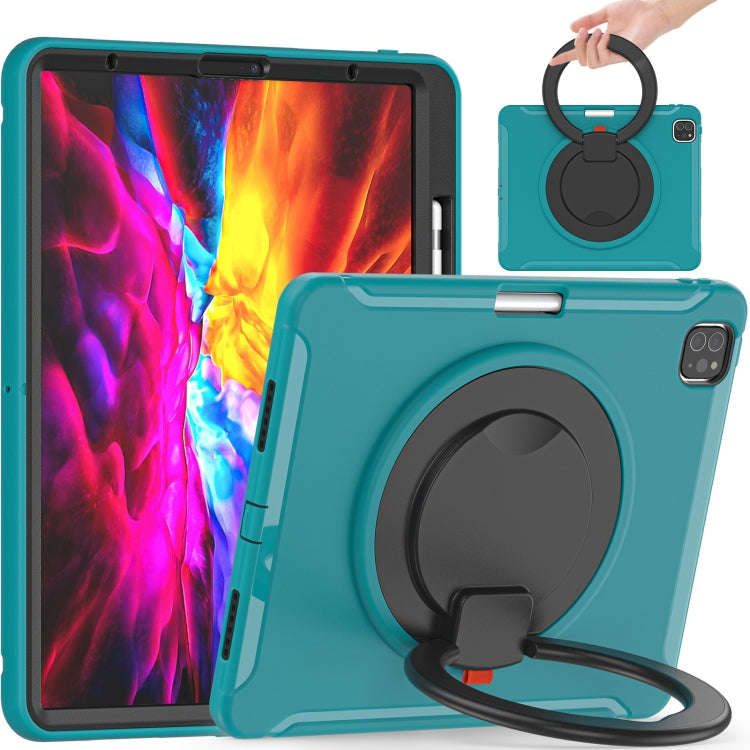 Shockproof TPU + PC Protective Case with 360 Degree Rotation Foldable Handle Grip Holder & Pen Sl...