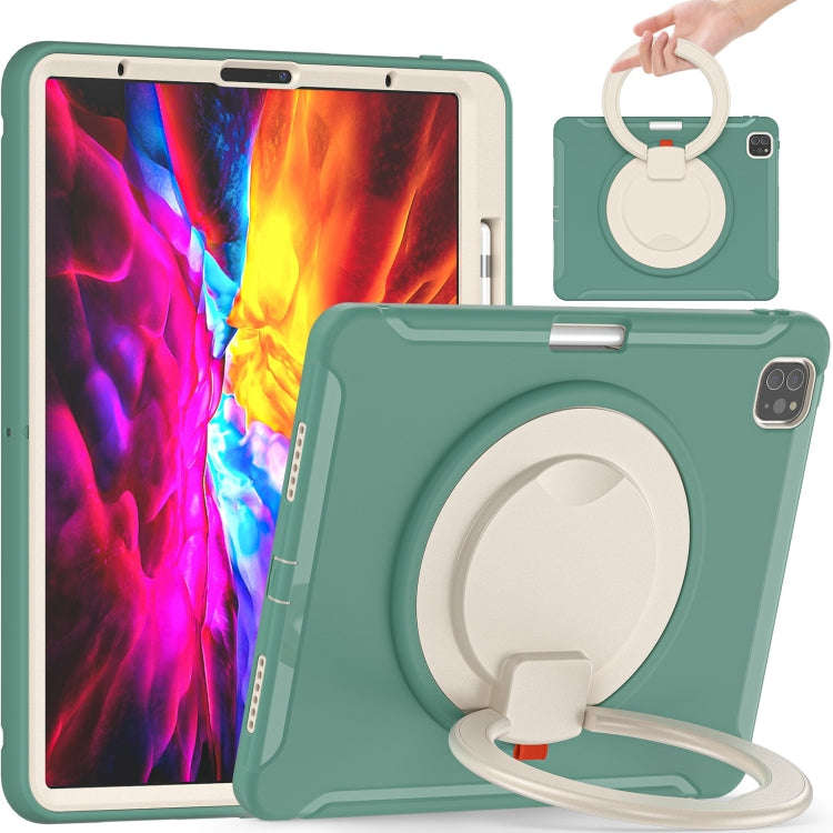 Shockproof TPU + PC Protective Case with 360 Degree Rotation Foldable Handle Grip Holder & Pen Sl...