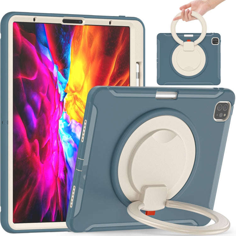 Shockproof TPU + PC Protective Case with 360 Degree Rotation Foldable Handle Grip Holder & Pen Sl...