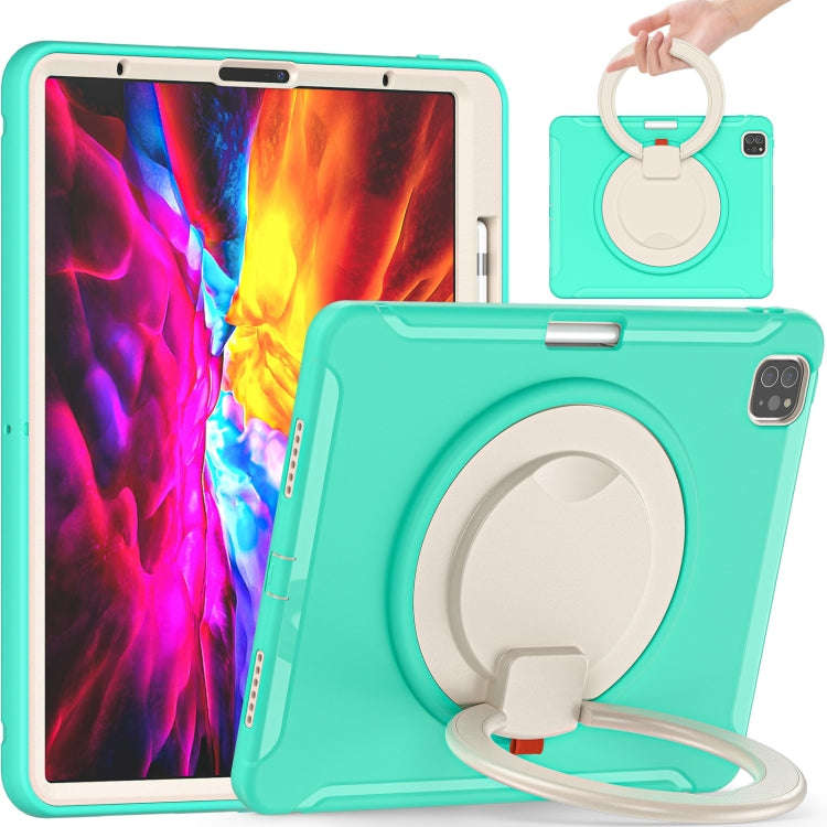 Shockproof TPU + PC Protective Case with 360 Degree Rotation Foldable Handle Grip Holder & Pen Sl...
