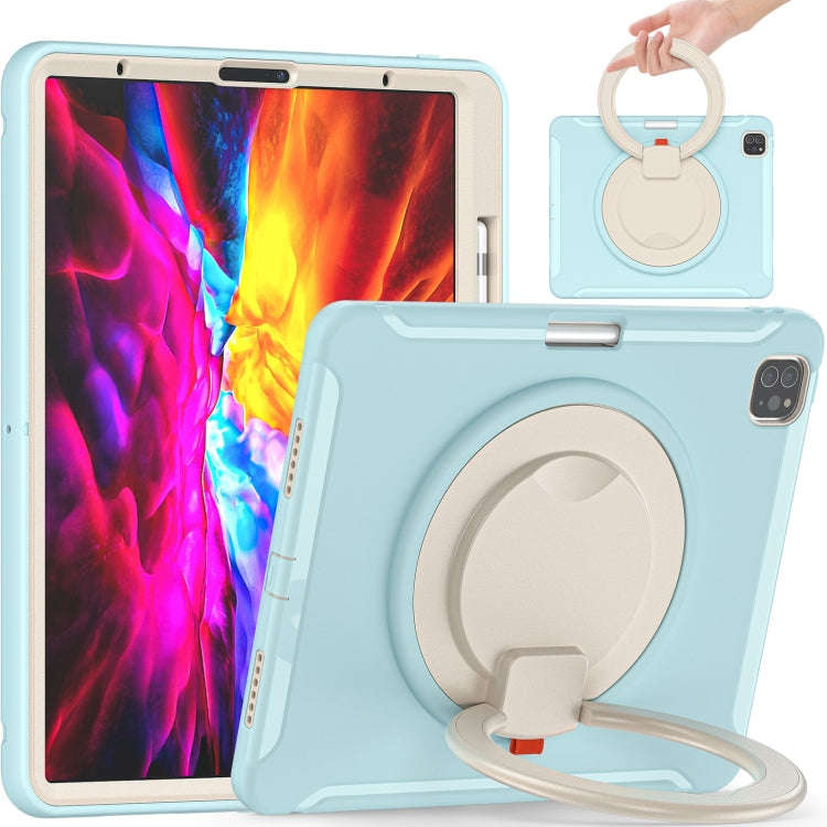 Shockproof TPU + PC Protective Case with 360 Degree Rotation Foldable Handle Grip Holder & Pen Sl...