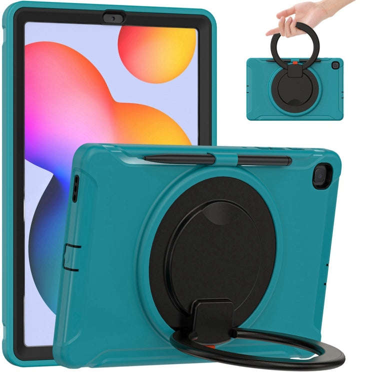 Shockproof TPU + PC Protective Case with 360 Degree Rotation Foldable Handle Grip Holder & Pen Sl...