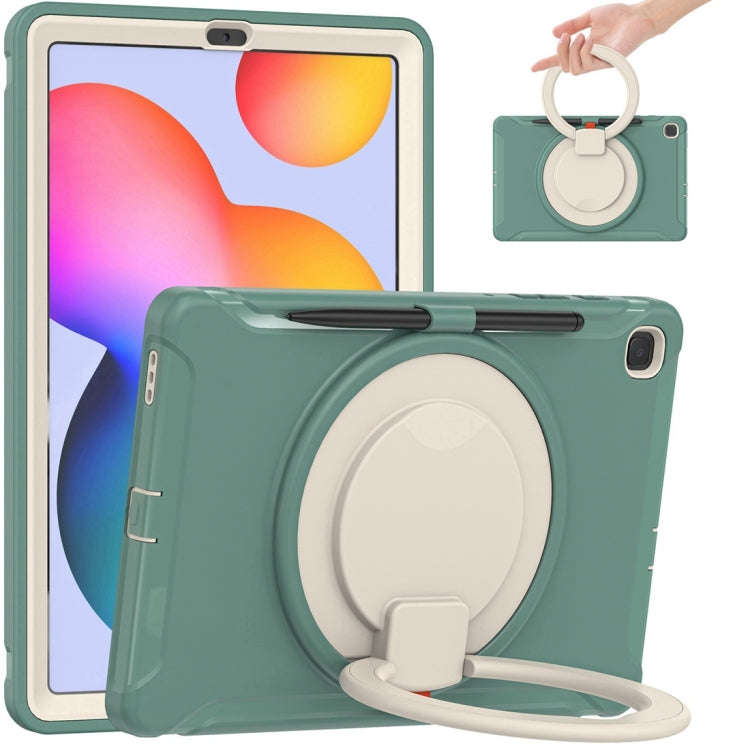 Shockproof TPU + PC Protective Case with 360 Degree Rotation Foldable Handle Grip Holder & Pen Sl...
