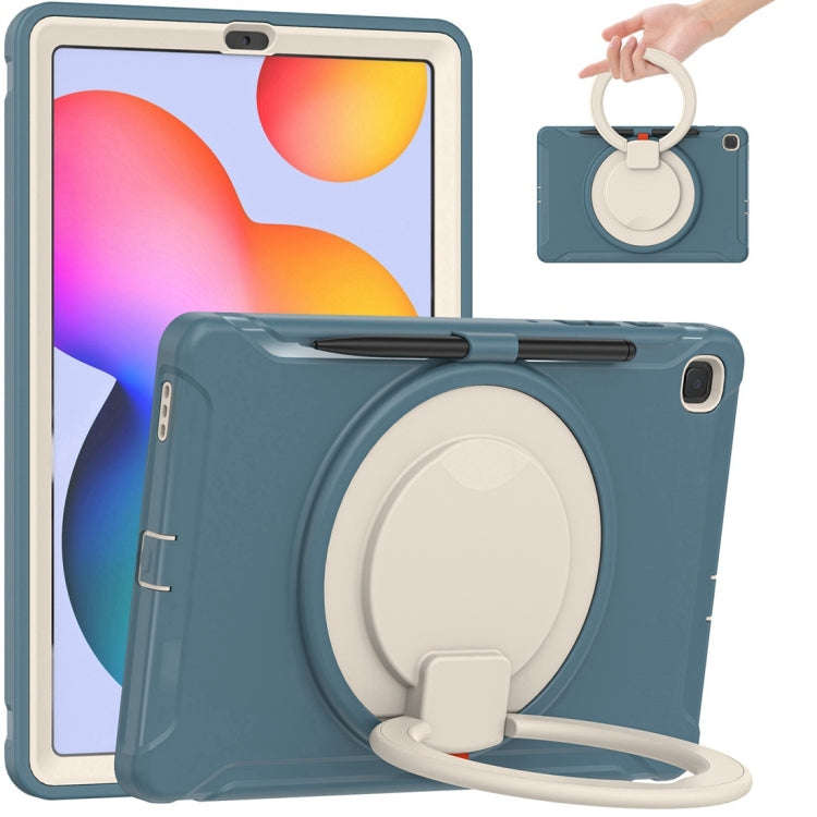 Shockproof TPU + PC Protective Case with 360 Degree Rotation Foldable Handle Grip Holder & Pen Sl...