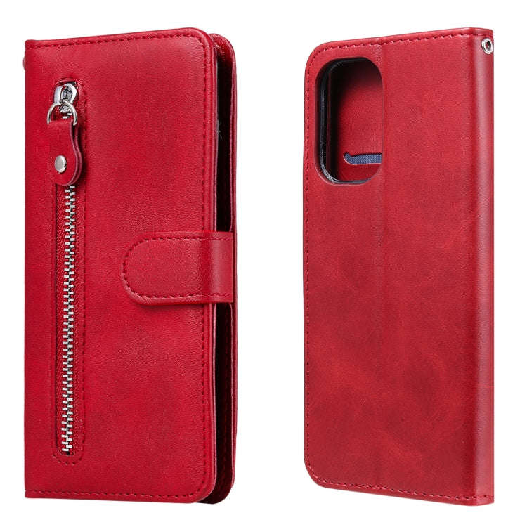 Fashion Calf Texture Zipper Horizontal Flip Leather Case with Holder & Card Slots & Wallet, For X...