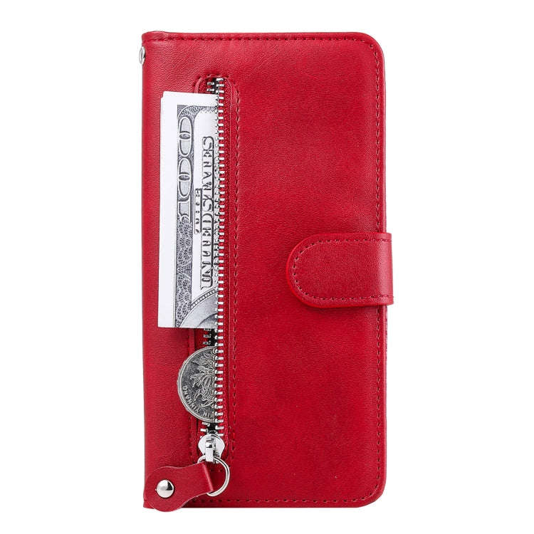 Fashion Calf Texture Zipper Horizontal Flip Leather Case with Holder & Card Slots & Wallet, For X...