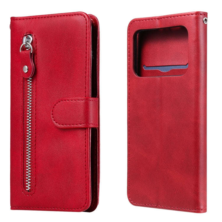 Fashion Calf Texture Zipper Horizontal Flip Leather Case with Holder & Card Slots & Wallet, For X...