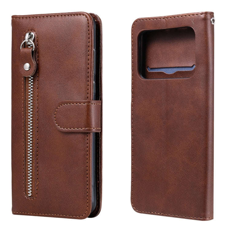 Fashion Calf Texture Zipper Horizontal Flip Leather Case with Holder & Card Slots & Wallet, For X...