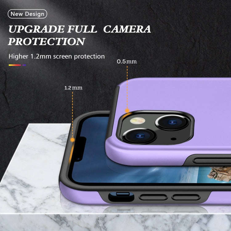 PC + TPU Shockproof Magnetic Protective Case with Invisible Ring Holder, For iPhone 13 mini, For ...
