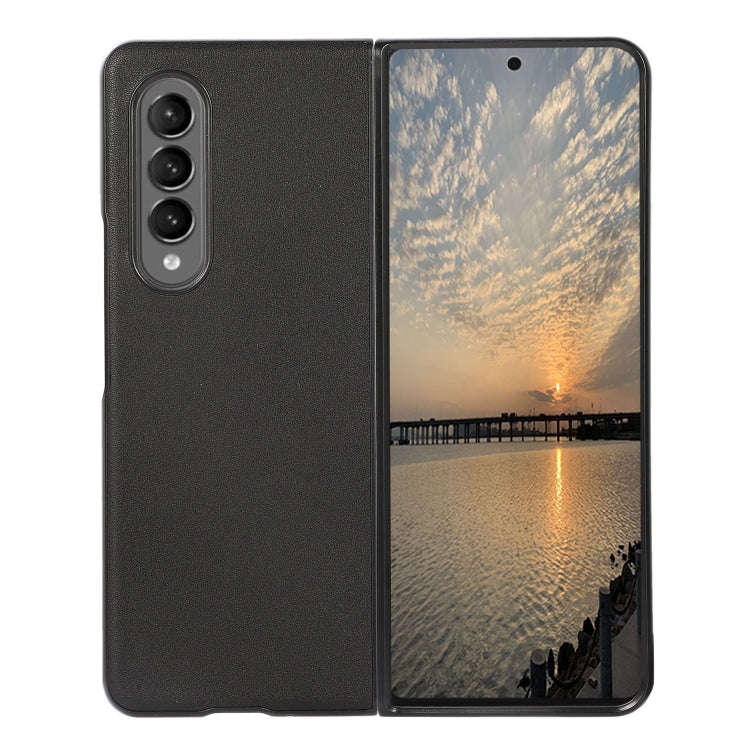 Lambskin Texture Shockproof Protective Leather Case, For Samsung Galaxy Z Fold3 5G