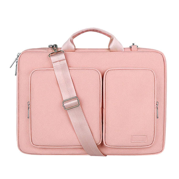 ST11 Polyester Thickened Laptop Bag with Detachable Shoulder Strap, 13.3 inch (with Strap), 14.1-...
