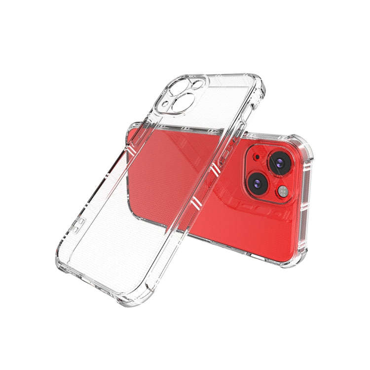 Straight Side Dual Bone Anti-fall TPU Transparent Protective Case, For iPhone 13 mini, For iPhone...