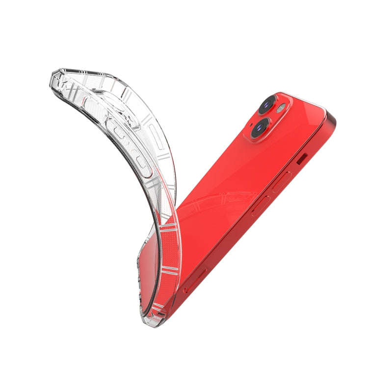 Straight Side Dual Bone Anti-fall TPU Transparent Protective Case, For iPhone 13 mini, For iPhone...