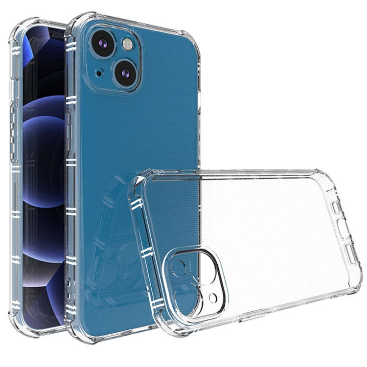 Straight Side Dual Bone Anti-fall TPU Transparent Protective Case, For iPhone 13 mini, For iPhone...
