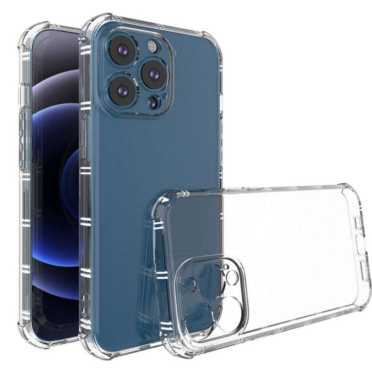 Straight Side Dual Bone Anti-fall TPU Transparent Protective Case, For iPhone 13 mini, For iPhone...