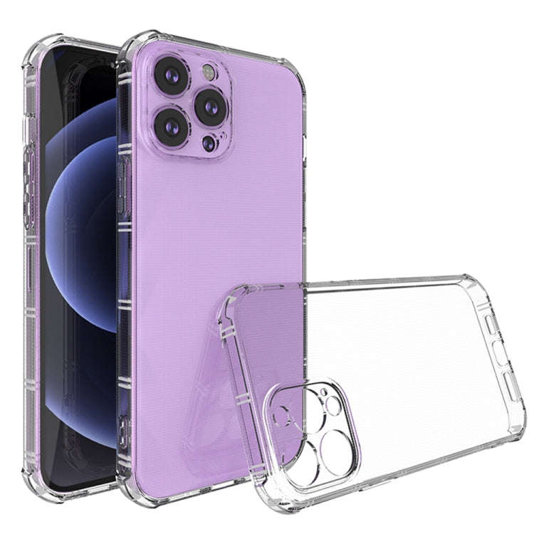 Straight Side Dual Bone Anti-fall TPU Transparent Protective Case, For iPhone 13 mini, For iPhone...