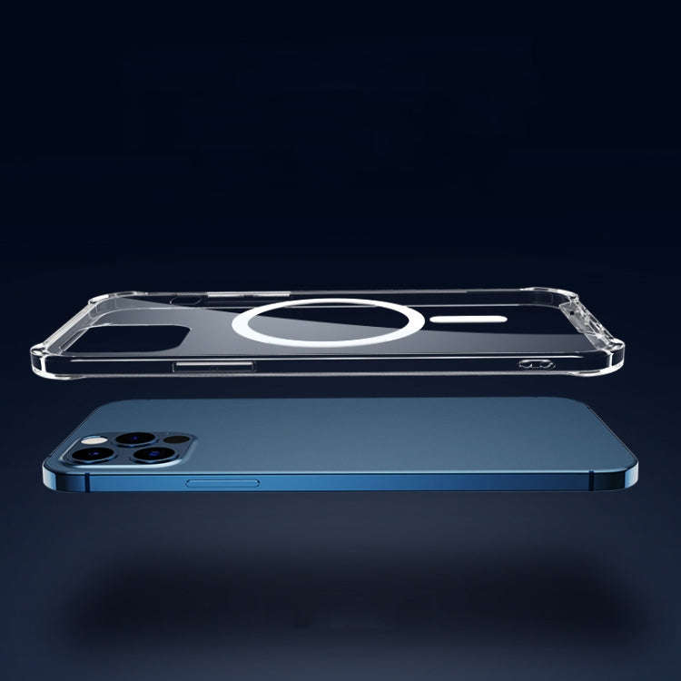 Magsafe Case Clear Four-corner Airbag Shockproof Case with Magnetic, For iPhone 13 mini, For iPho...