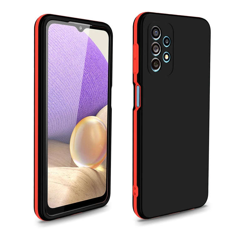 Dual-color 360 Degrees Full Coverage Protective PC + TPU Shockproof Case, For Samsung Galaxy A72 ...