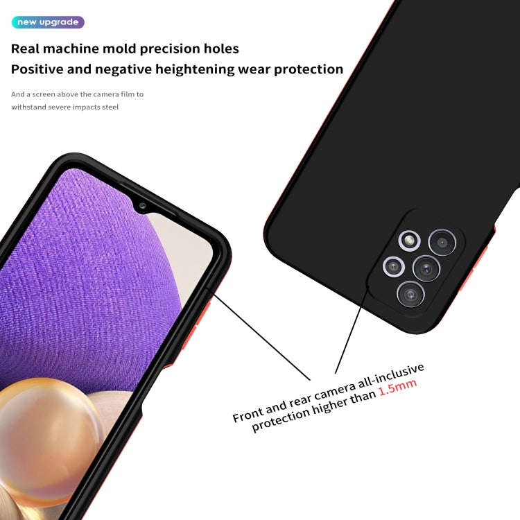Dual-color 360 Degrees Full Coverage Protective PC + TPU Shockproof Case, For Samsung Galaxy A72 ...