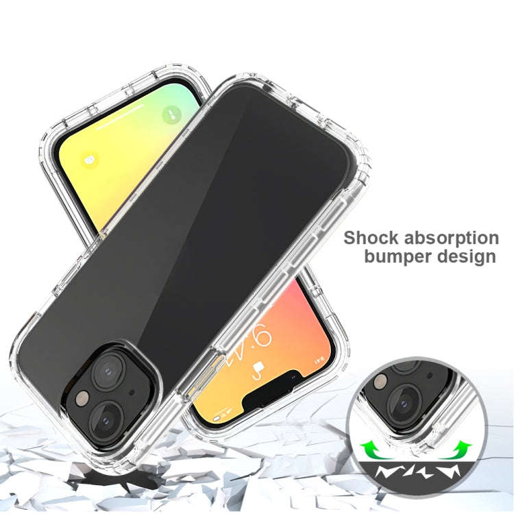 Shockproof High Transparency Two-color Gradual Change PC+TPU Candy Colors Protective Case, For iP...