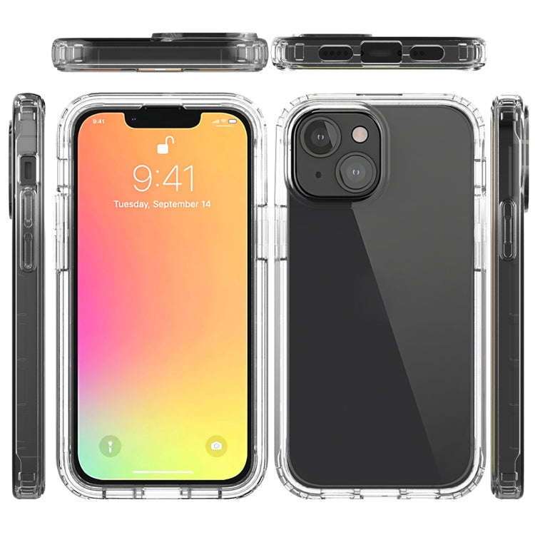 Shockproof High Transparency Two-color Gradual Change PC+TPU Candy Colors Protective Case, For iP...
