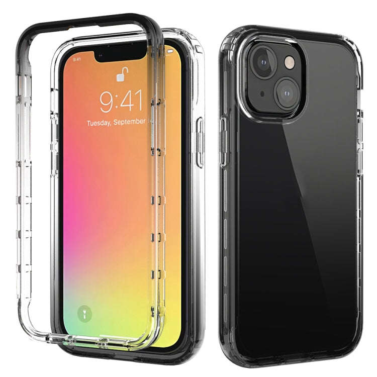 Shockproof High Transparency Two-color Gradual Change PC+TPU Candy Colors Protective Case, For iP...