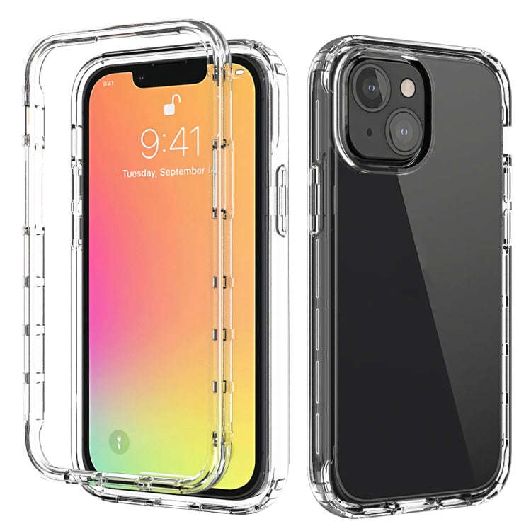 Shockproof High Transparency Two-color Gradual Change PC+TPU Candy Colors Protective Case, For iP...