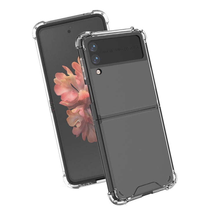 Shock-resistant Transparent Acrylic TPU Protective Case, For Samsung Galaxy Z Flip3 5G