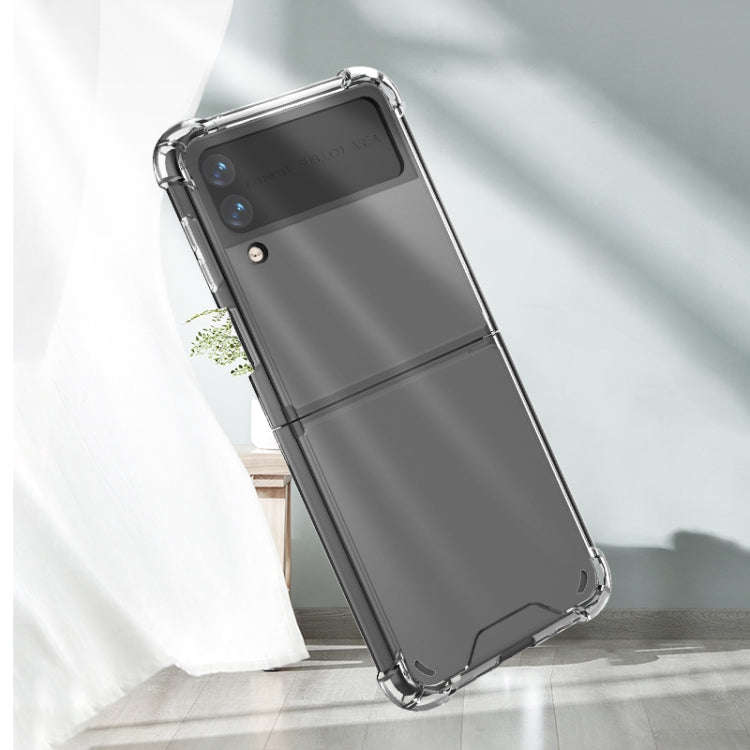 Shock-resistant Transparent Acrylic TPU Protective Case, For Samsung Galaxy Z Flip3 5G