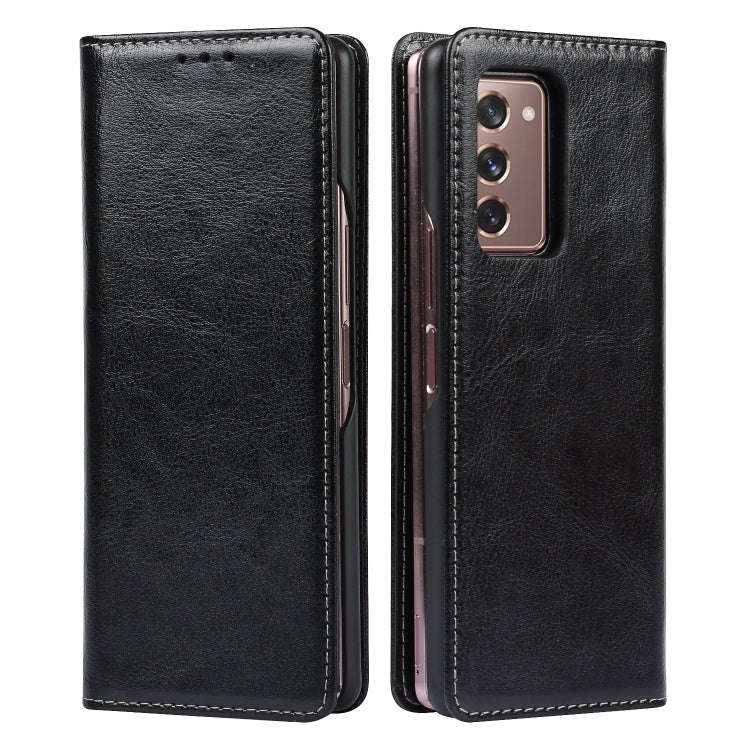 2 In 1 Crazy Horse Texture Split Horizontal Flip Leather Case with Holder & Card Slot, For Samsun...