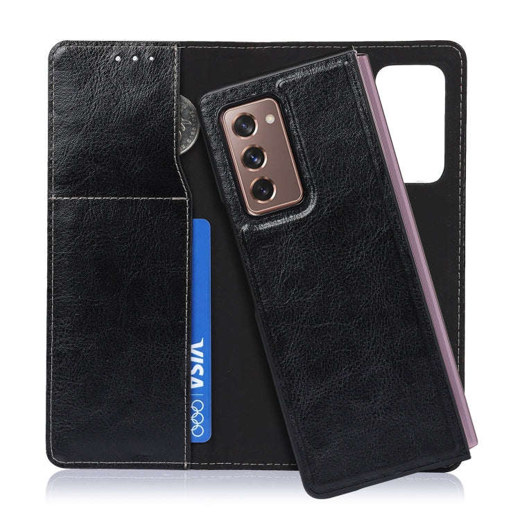 2 In 1 Crazy Horse Texture Split Horizontal Flip Leather Case with Holder & Card Slot, For Samsun...