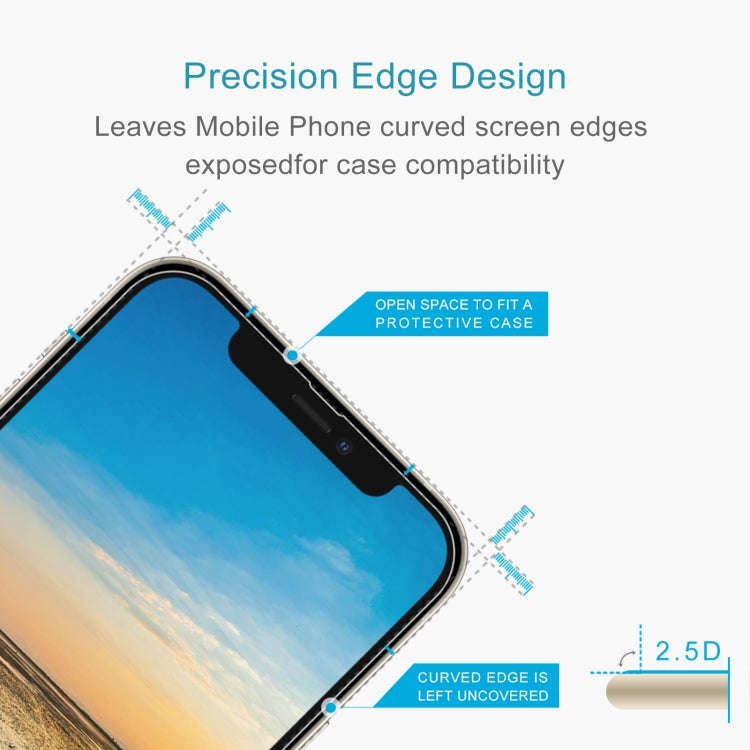 For iPhone 17e / 16e / 13 / 13 Pro 0.26mm 9H 2.5D Tempered Glass Film, For iPhone 13 mini (1 PC),...