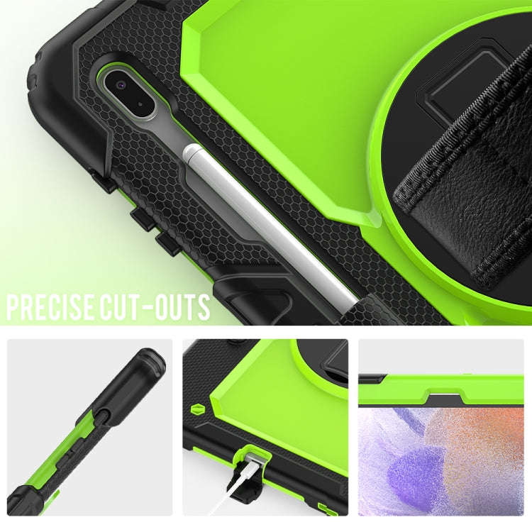 Shockproof Colorful Silicone + PC Protective Case with Holder & Shoulder Strap & Hand Strap & Pen...