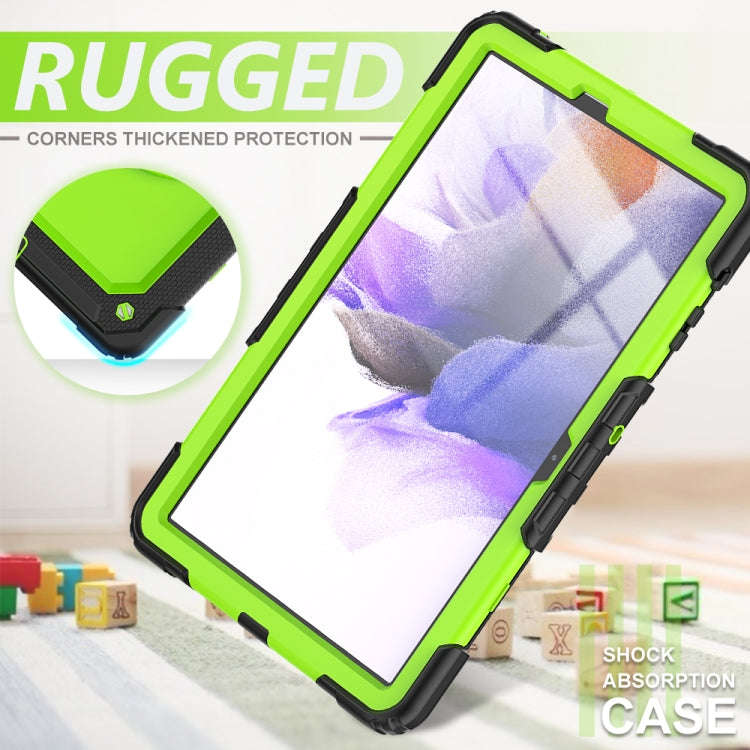 Shockproof Colorful Silicone + PC Protective Case with Holder & Shoulder Strap & Hand Strap & Pen...
