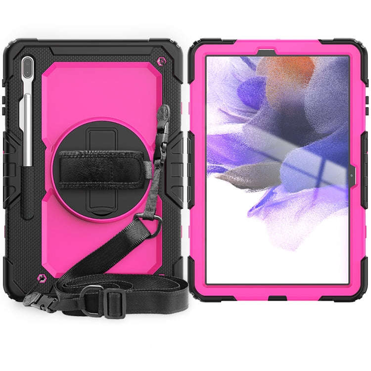 Shockproof Colorful Silicone + PC Protective Case with Holder & Shoulder Strap & Hand Strap & Pen...