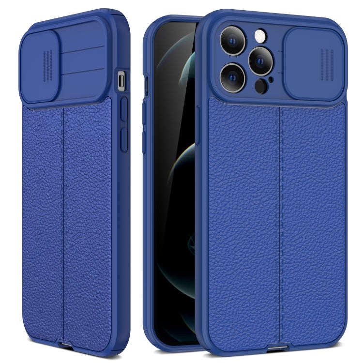 Litchi Texture Sliding Camshield TPU Protective Case, For iPhone 11, For iPhone 11 Pro, For iPhon...