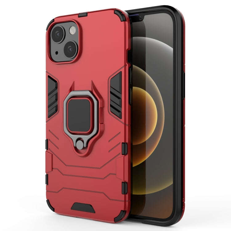 Shockproof PC + TPU Protective Case with Magnetic Ring Holder, For iPhone 13, For iPhone 13 Pro, ...