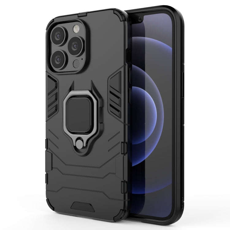 Shockproof PC + TPU Protective Case with Magnetic Ring Holder, For iPhone 13, For iPhone 13 Pro, ...