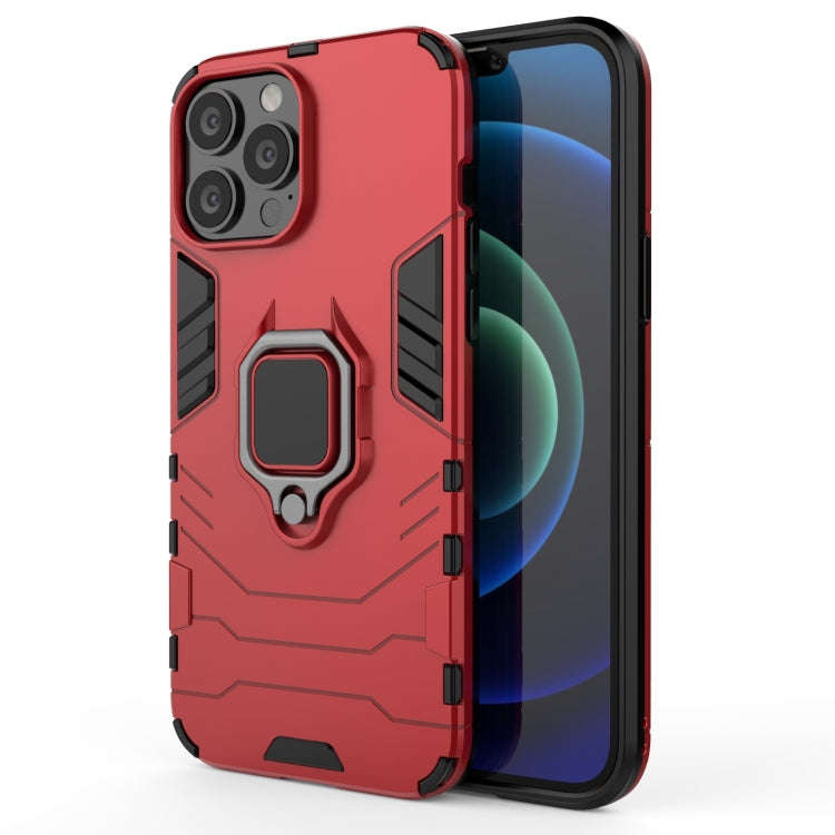 Shockproof PC + TPU Protective Case with Magnetic Ring Holder, For iPhone 13, For iPhone 13 Pro, ...