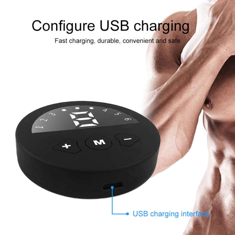 Q88Q USB Charging Abdominal Muscle Sticker Abdominal Muscle Trainer with LED Digital Display, Sin...