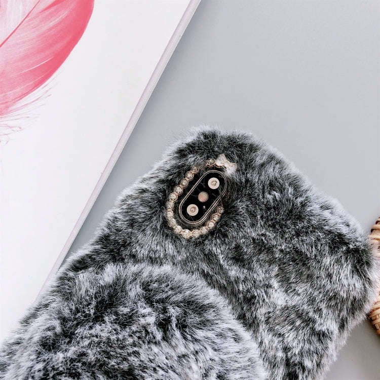 Plush Phone Protect Case with Mirror, For iPhone XS Max