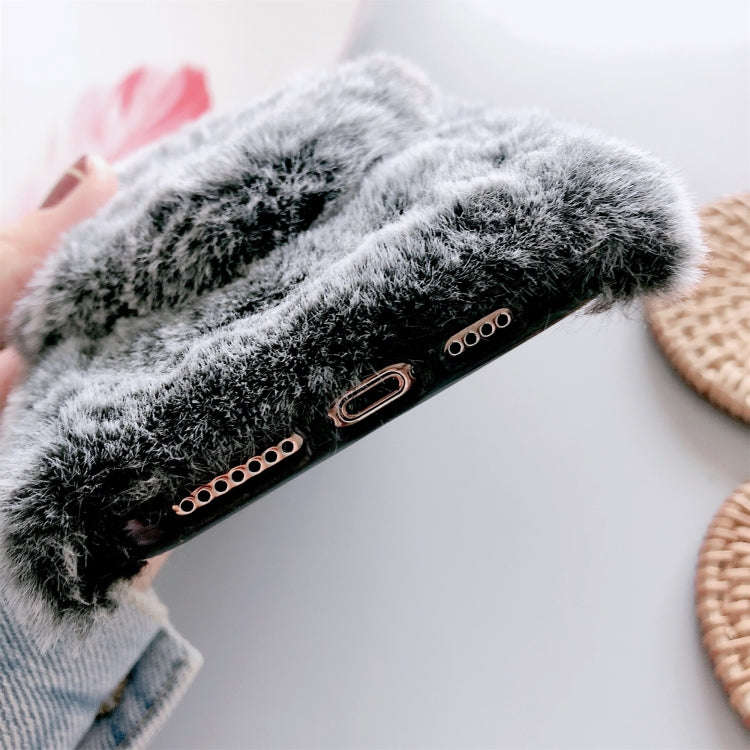 Plush Phone Protect Case with Mirror, For iPhone XS Max