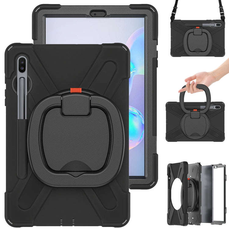 Silicone + PC Protective Case with Holder & Shoulder Strap, For Microsoft Surface Pro X / Pro X 2...