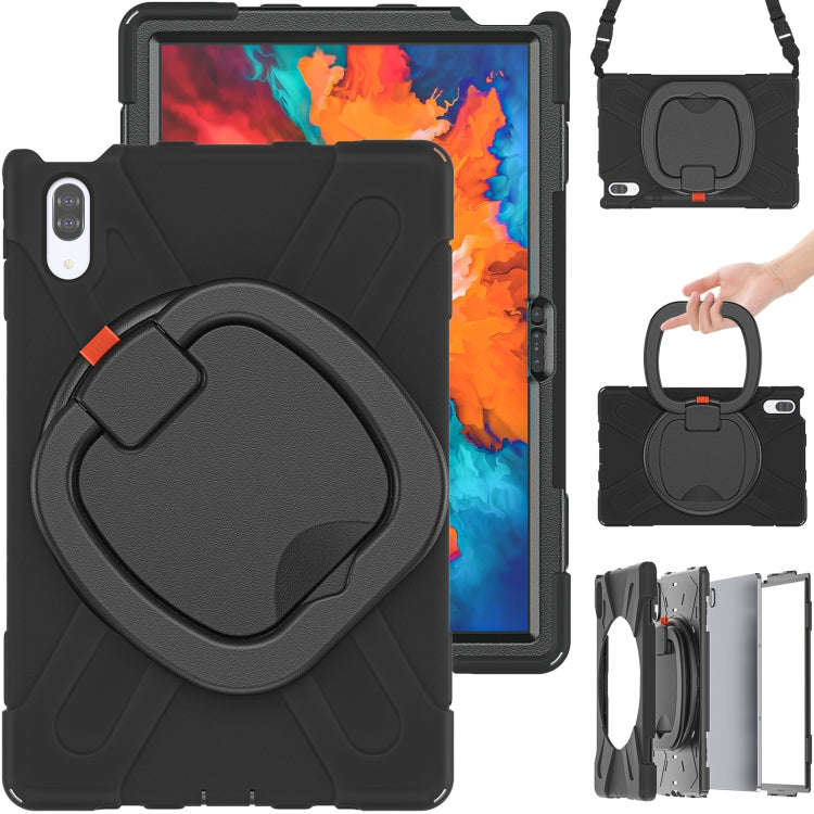 Silicone + PC Protective Case with Holder & Shoulder Strap, For Microsoft Surface Pro X / Pro X 2...