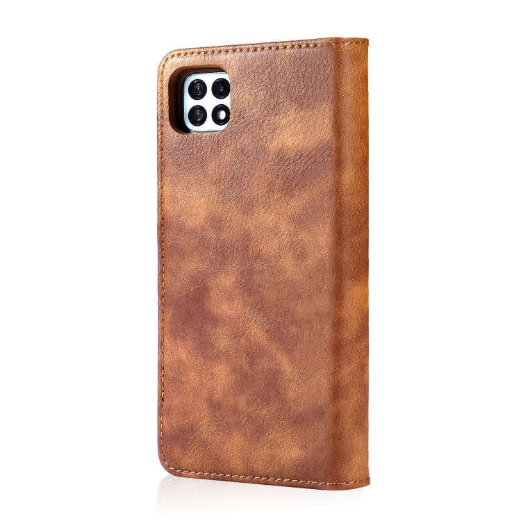 DG.MING Crazy Horse Texture Flip Detachable Magnetic Leather Case with Holder & Card Slots & Wall...