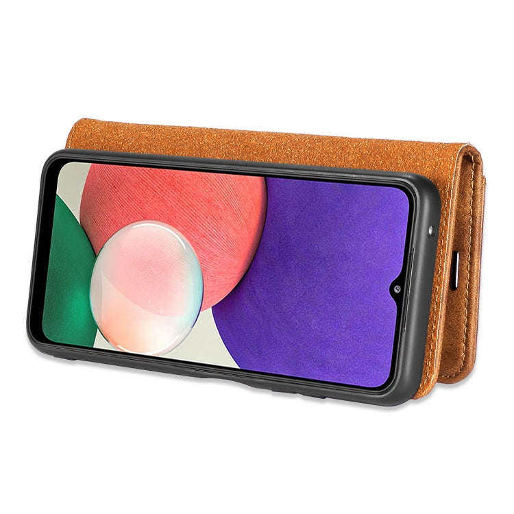 DG.MING Crazy Horse Texture Flip Detachable Magnetic Leather Case with Holder & Card Slots & Wall...