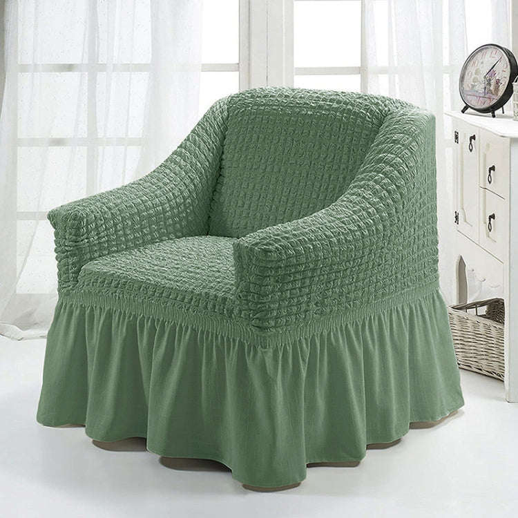 Four Seasons Universal Elastic Full Coverage Skirt Style Sofa Cover, Size: Single S 90-140cm